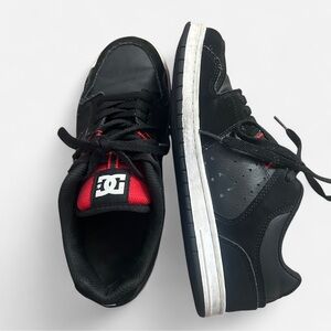 DC Black and Red Athletic Shoes
